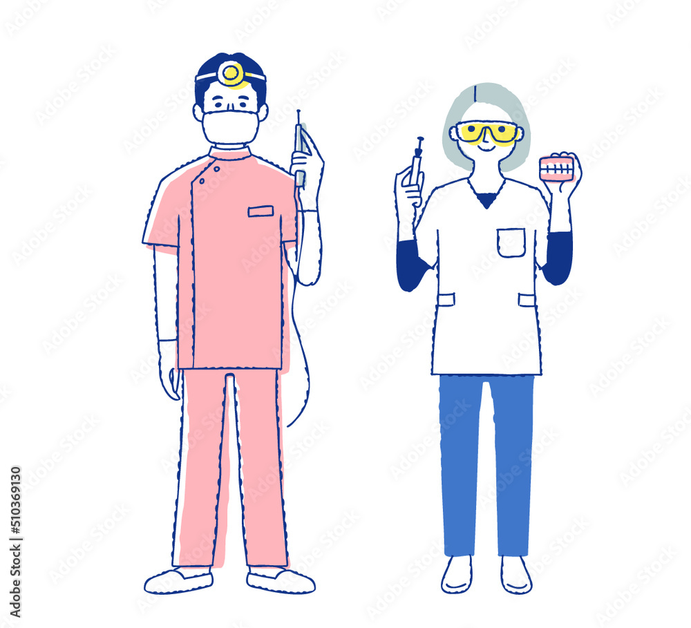 歯科医と歯科技工士