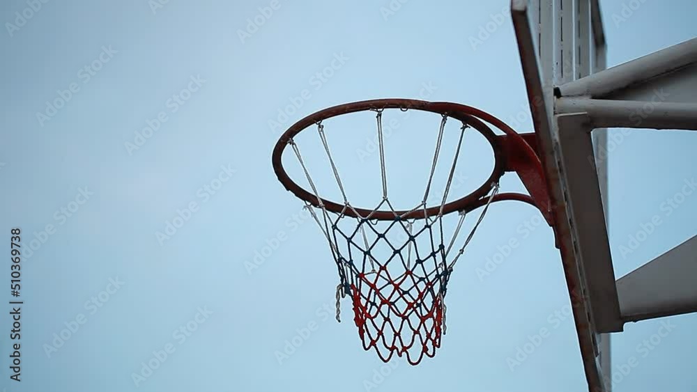 basketball hoop against the sky game ball basketball hoop against the sky game ball