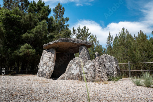 Monumento megalítico, anta ou pala da Moura em Vilarinho da Castanheira, Portugal
 photo