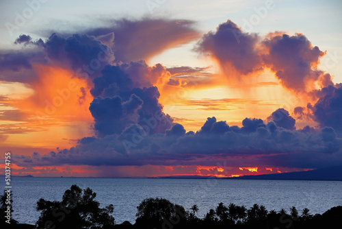 Ocean Sunset in Kep, Cambodia
