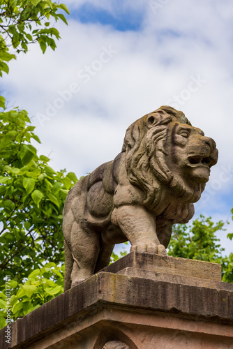 Lion Sculpture in Landstuhl, Germany 