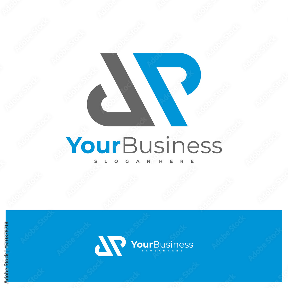 Letter JP logo design vector template, Initial JP logo concepts illustration. Letter JP logo design vector template, Initial JP logo concepts illustration.