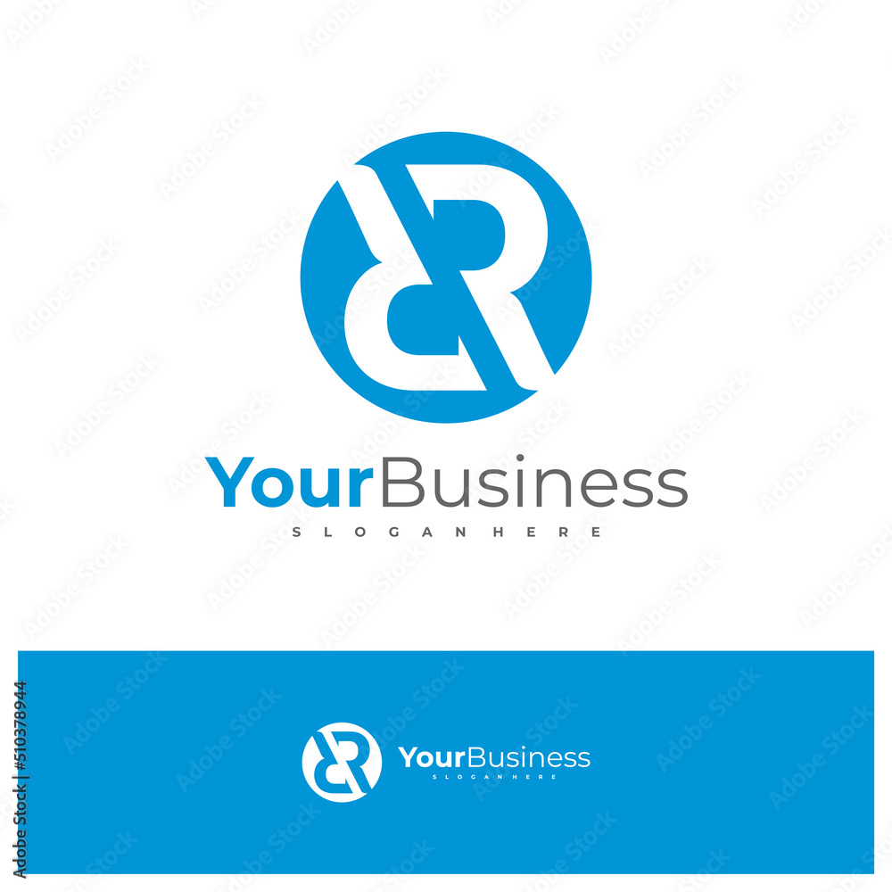 Letter R logo design vector template, Initial RR logo concepts illustration. Letter R logo design vector template, Initial RR logo concepts illustration.