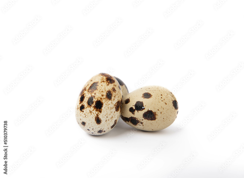 Quail eggs isolated on white background.Organic food. Quail eggs isolated on white background.Organic food.