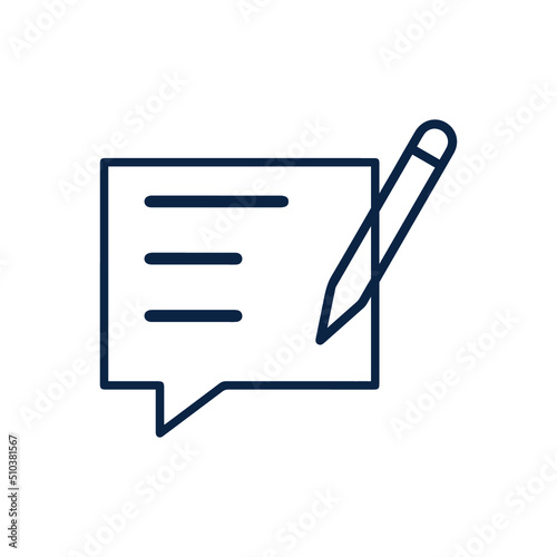 Comment Box or chat icon