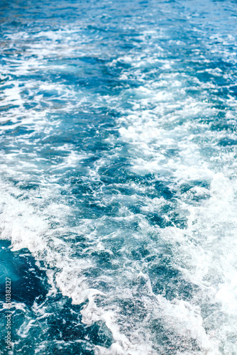 Background of turquoise blue water surface