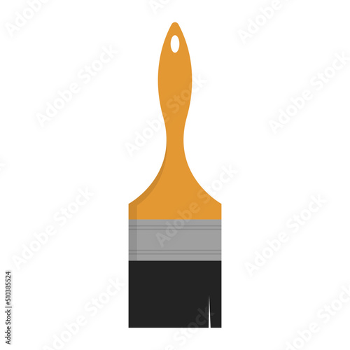 paint brush logo icon vector illustration isolated on white background