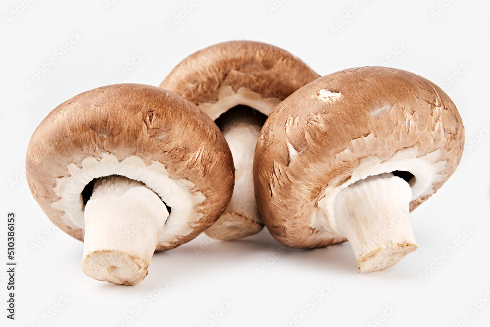Fresh champignon mushrooms as background, top view. Shrooms champignon background texture. Fresh champignon mushrooms as background, top view. Shrooms champignon background texture.