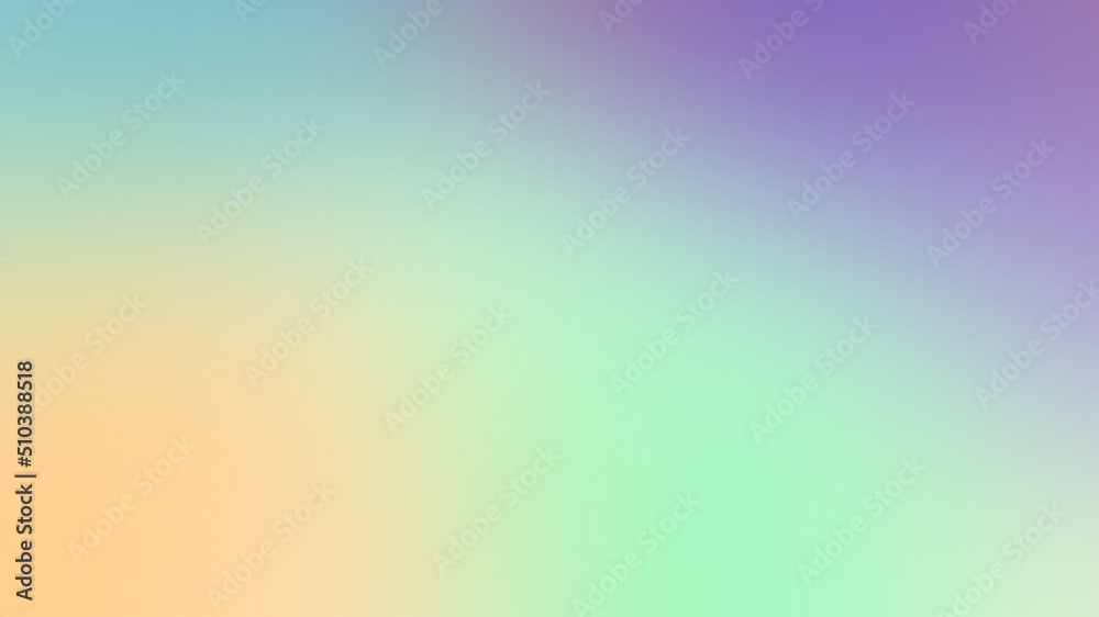 Fototapeta premium Abstract blurred gradient pastel background in bright colors. Colorful smooth illustration