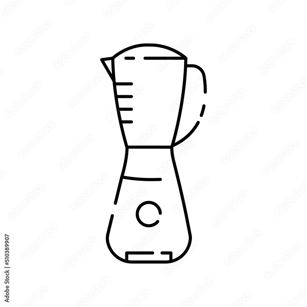 Blender line icon. Element of kitchen accessories for mobile concept and web apps, website design or development. Kitchen Household appliances Blender line icon. Element of kitchen accessories for mobile concept and web apps, website design or development. Kitchen Household appliances