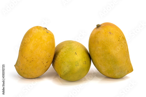 Mangoes isolated in white background