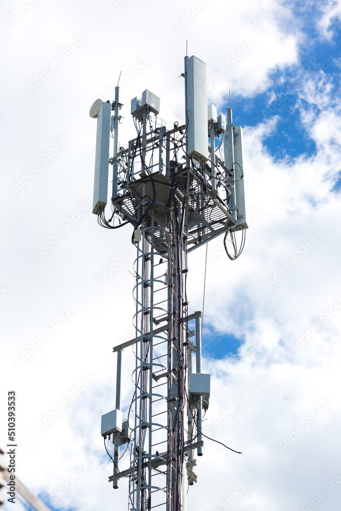 Equipment for cellular communication, High radio transmission tower., Equipment for cellular communication, High radio transmission tower.,