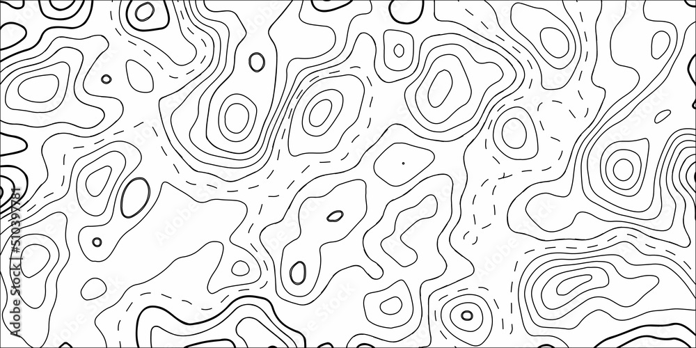Abstract topographic background, Vector illustration of topographic line contour map, black-white design, Luxury black abstract line art, White wave paper curved reliefs abstract background Abstract topographic background, Vector illustration of topographic line contour map, black-white design, Luxury black abstract line art, White wave paper curved reliefs abstract background