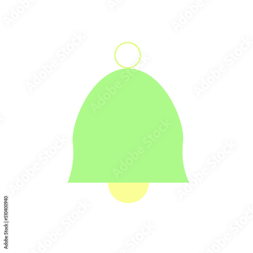 green christmas bell