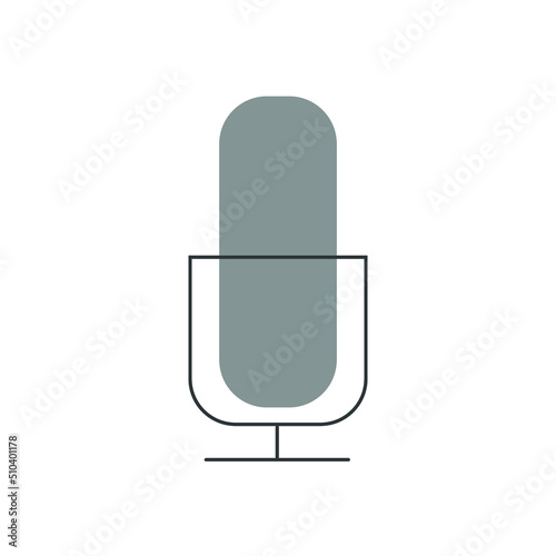 microphone icon illustration