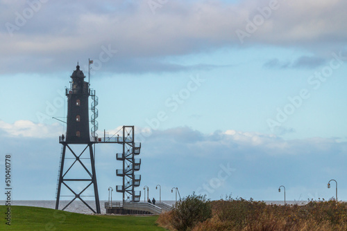 Oberversand lighthouse in Neufeld, Dorum photo