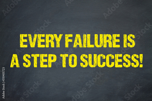 Every failure is a step to success!