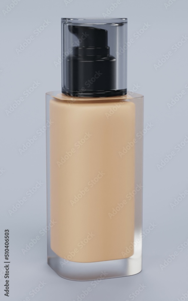 Realistic 3D Render of Makeup Realistic 3D Render of Makeup