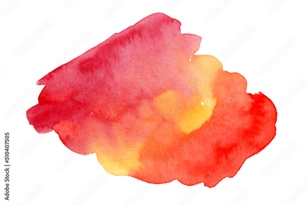 Colorful abstract watercolor spot for text or logo