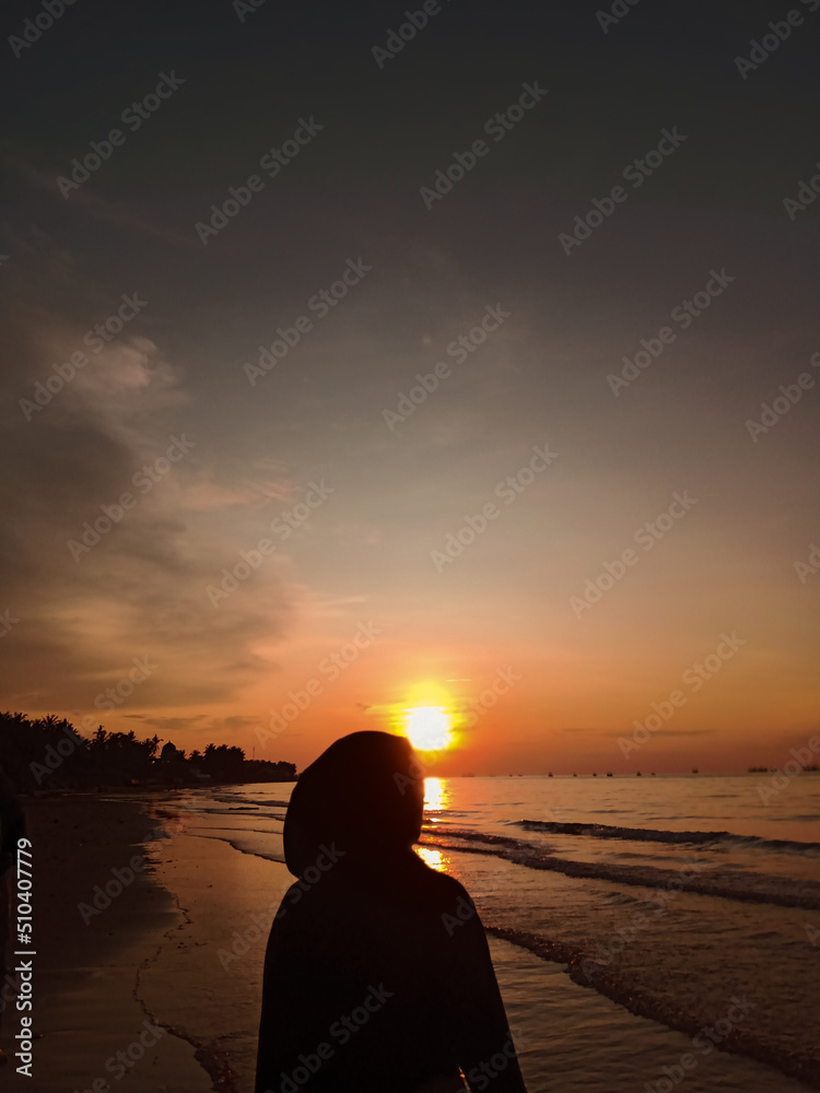 person on the beach