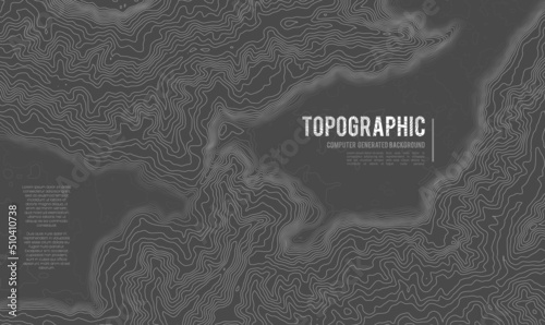 Grey contours vector topography. Geographic mountain topography vector illustration. Topographic pattern texture. Map on land vector terrain. Elevation graphic contour height lines. Topographic map