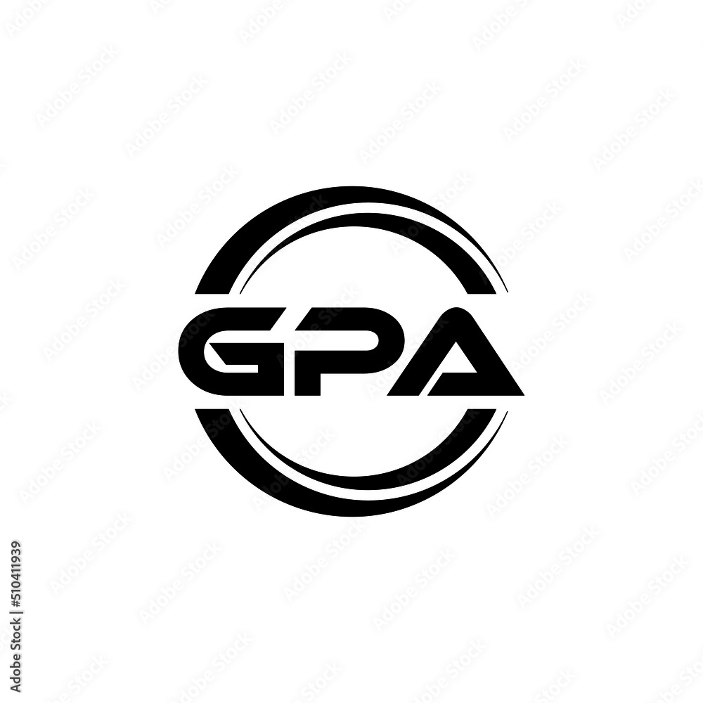 GPA letter logo design with white background in illustrator, vector logo modern alphabet font overlap style. calligraphy designs for logo, Poster, Invitation, etc. GPA letter logo design with white background in illustrator, vector logo modern alphabet font overlap style. calligraphy designs for logo, Poster, Invitation, etc.