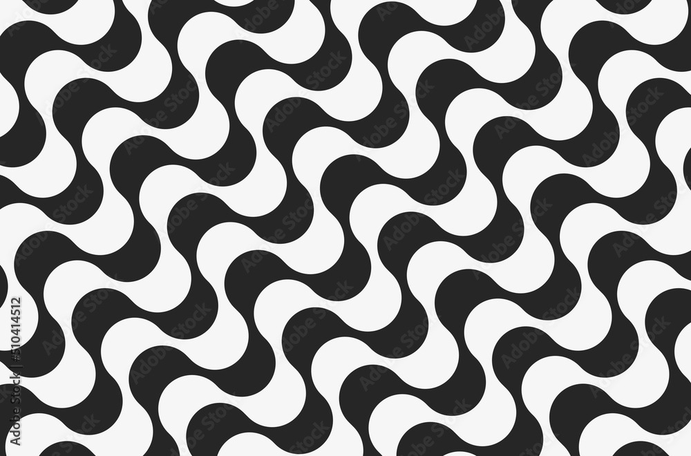 Waves pattern. Abstract background of rounded line. 