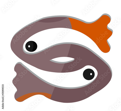 Poissons entremêles