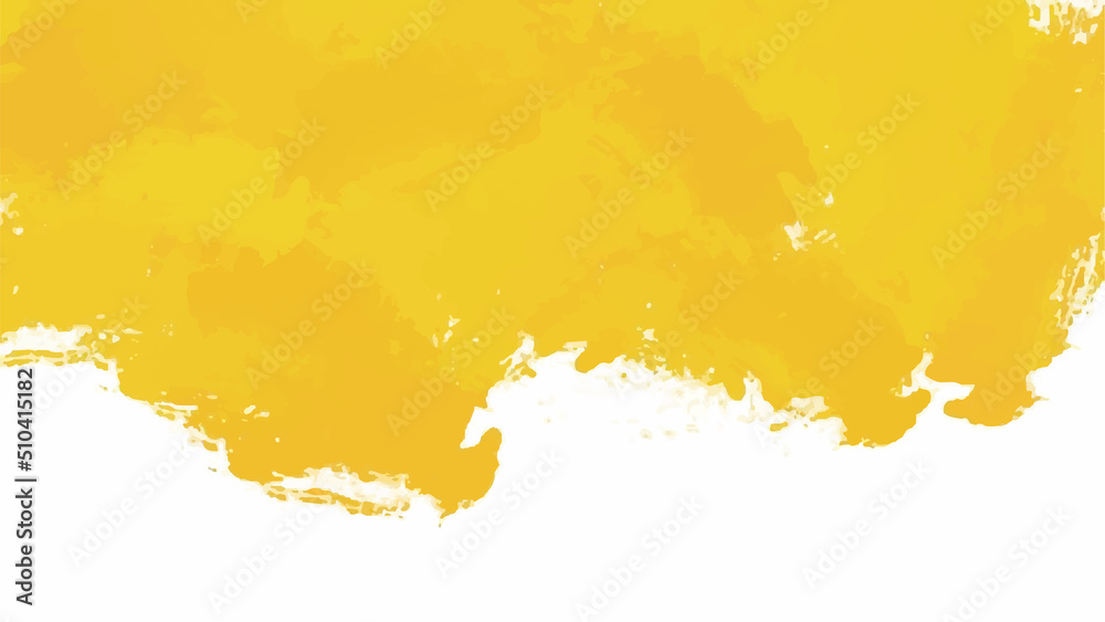 Obraz premium Yellow watercolor background for your design, watercolor background concept, vector.