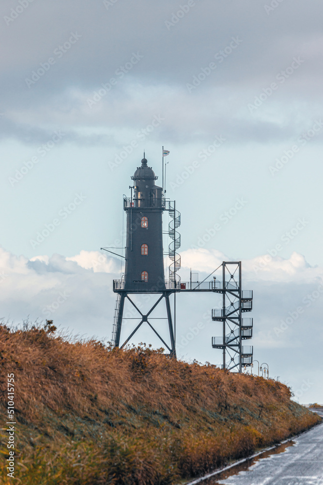 Oberversand lighthouse in Neufeld, Dorum