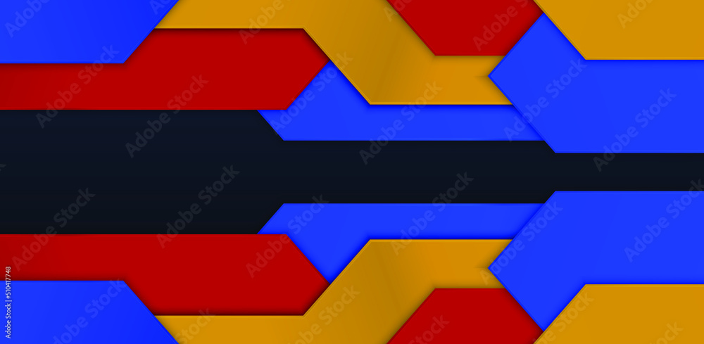 Abstract background. Multicolored shapes shadow overlap 3D dimension. Modern flat material background. Geometric vector template. Abstract background. Multicolored shapes shadow overlap 3D dimension. Modern flat material background. Geometric vector template.
