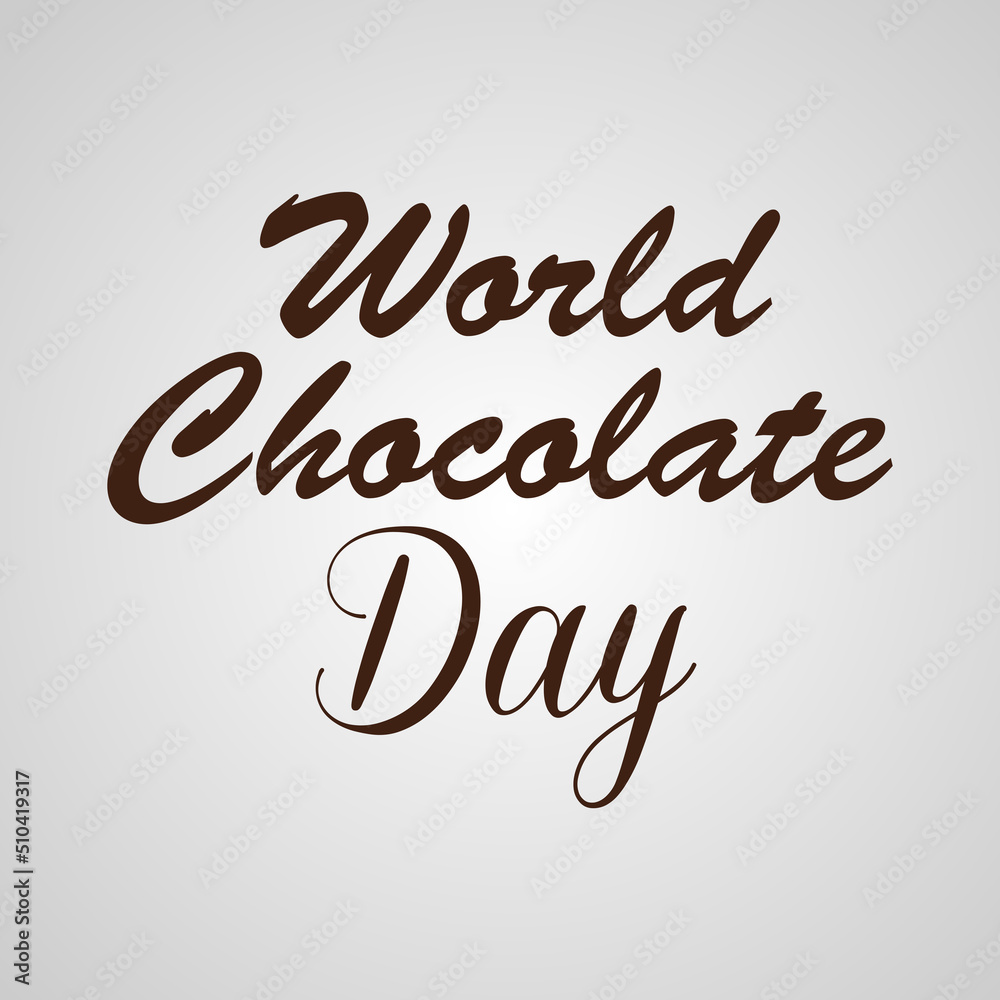World Chocolate Day 4Happy chocolate day. Vector elements for invitations, posters, greeting cards. Vector illustration of banner template. World Chocolate Day 4Happy chocolate day. Vector elements for invitations, posters, greeting cards. Vector illustration of banner template.