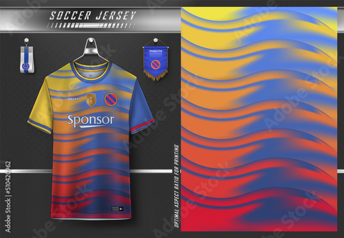 Soccer jersey design for sublimation, sport t shirt design