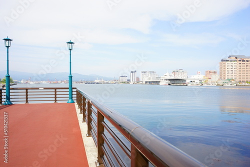 Hakodate Factory and Kanemori Red Brick Warehouse in Hakodate, Hokkaido, Japan - 日本 北海道 函館 金森赤レンガ倉庫 函館西波止場 photo