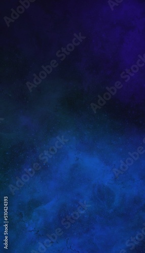 space background with black and blue spots © Ksenia Green
