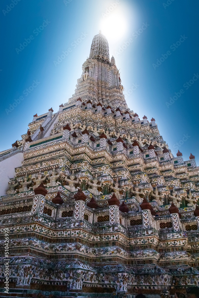 White pagoda at Wat Arun 