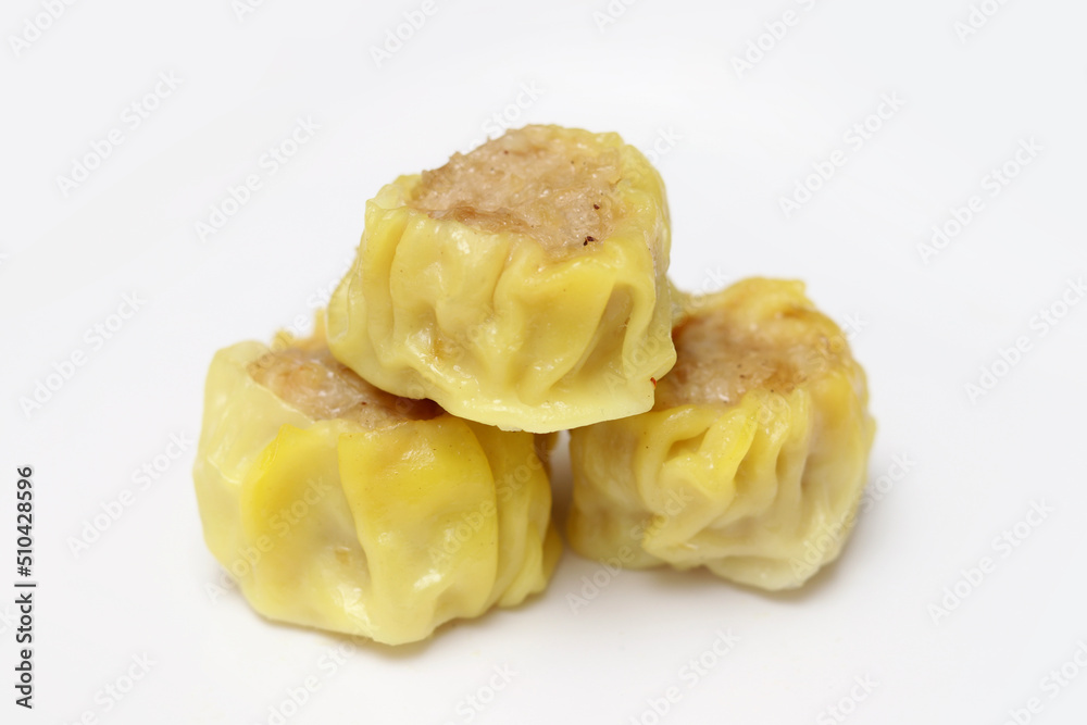 Siu Mai, Shumai, Chinese steamed dumplings, dimsum Siu Mai, Shumai, Chinese steamed dumplings, dimsum