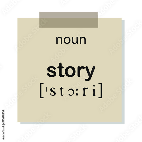 Learning a new language. English language. Flash cards for memorizing words