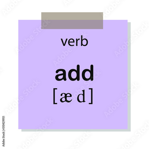 Learning a new language. English language. Flash cards for memorizing words
