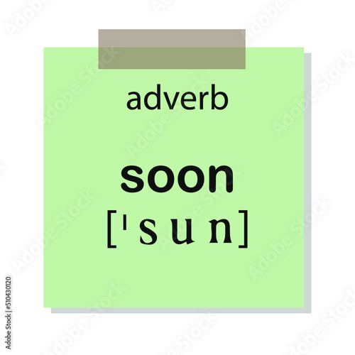 Learning a new language. English language. Flash cards for memorizing words