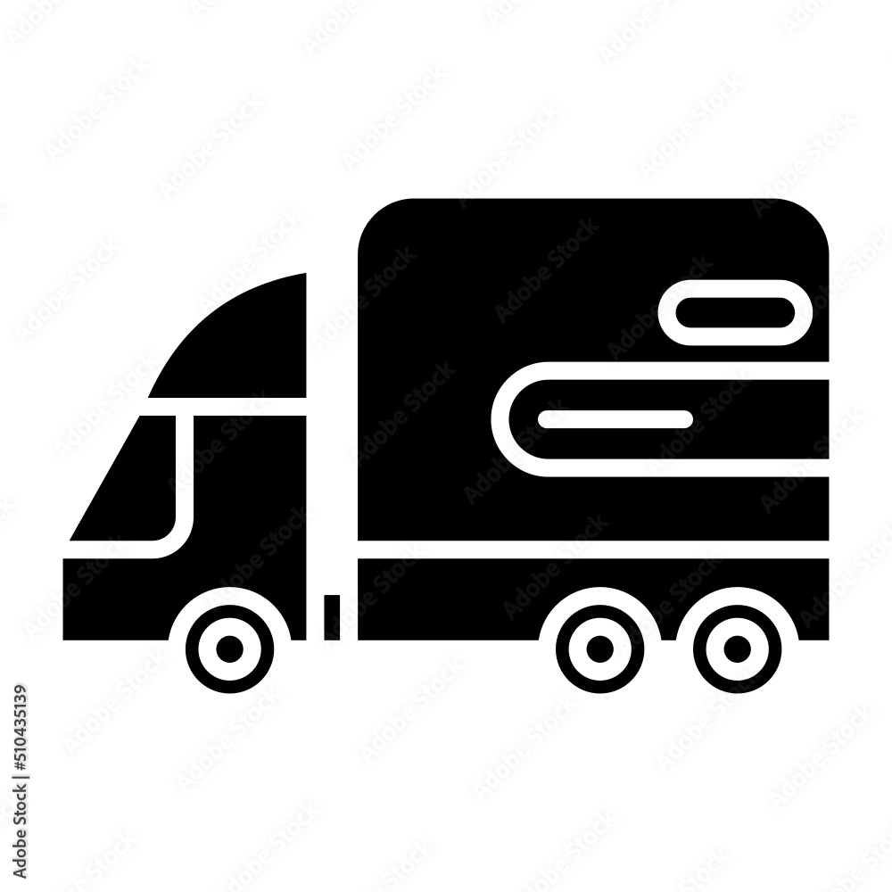 postal expedition car icon on transparent background postal expedition car icon on transparent background