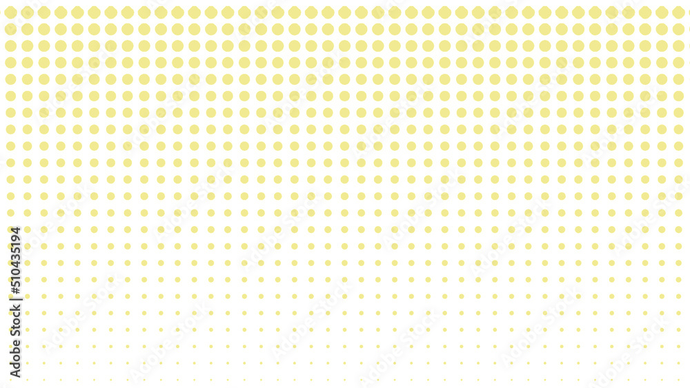 A yellow polka dots pattern