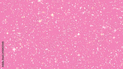 Golden glitter on pink background, holiday design and girly background concept