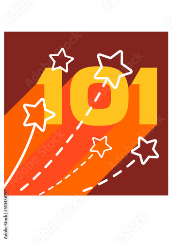 101 anniversary logo