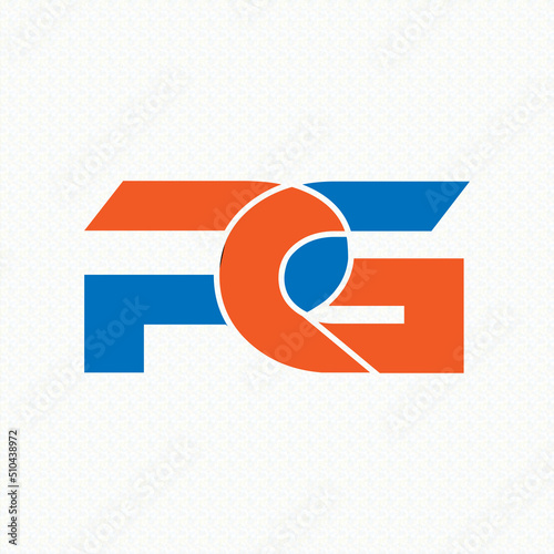 RG Letter Logo Design Template Vector 