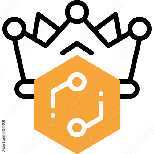 one of a kind flat line icon