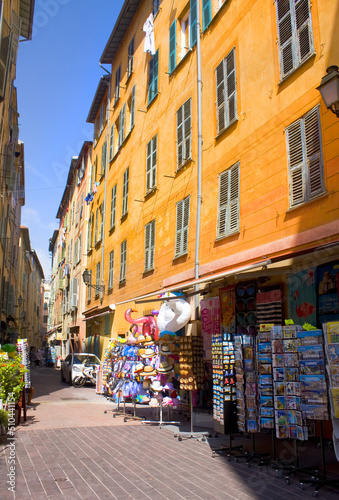 Old town architecture of Nice on French Riviera, France