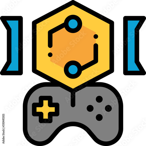 game filled outline icon
