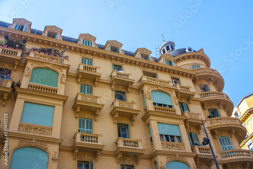 Old town architecture of Nice on French Riviera 