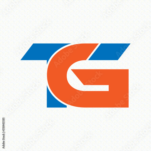 TG Letter Logo Design Template Vector 